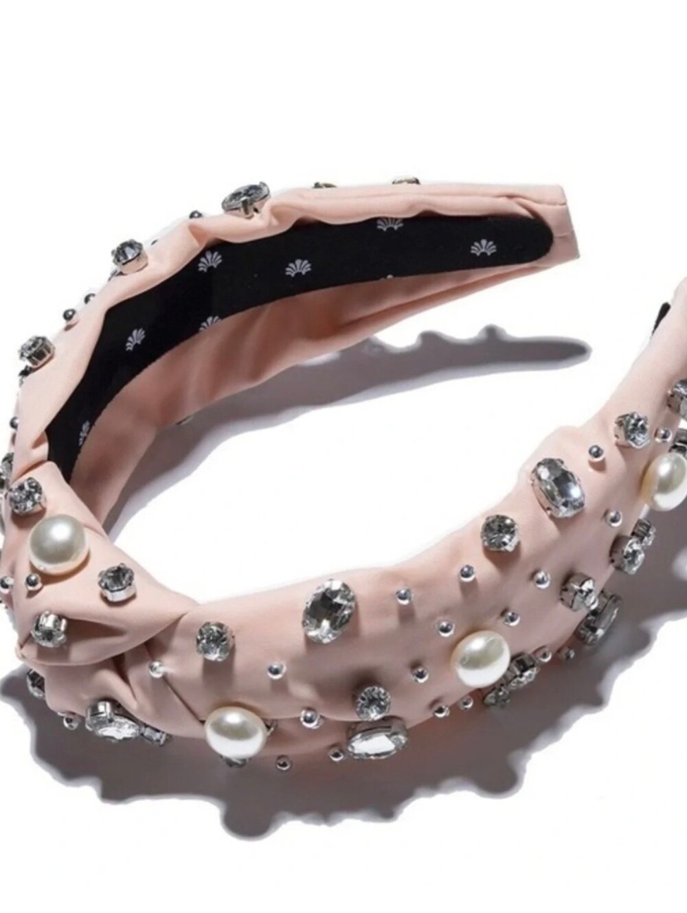 LELE SADOUGHI X Stoney Clover Lane Sparkling Cider Crystal & Pearl Headband SCL